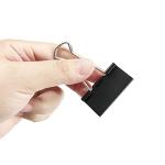 DSTELIN: 24 pc 1.6″ Black Binder Clips