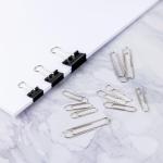 FUDAO: 340 pc Mixed Metal Clips Assortment