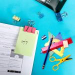 Assorted: 100 pc Multi-Size Binder Clip Set