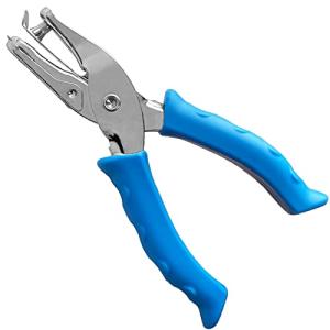 Handheld: ¼″ Hole Punch, Blue Soft‑Grip