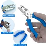 Handheld: ¼″ Hole Punch, Blue Soft‑Grip