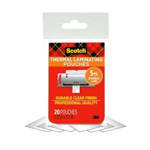 Scotch: 20 ct 2.3×3.7″ 5 mil Premium Card