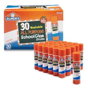 Elmer’s: 30‑Pack 7 g Clear Glue Sticks