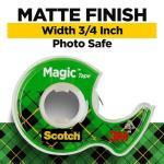 Scotch Magic Tape, 6 Dispensers + Invisible Tape