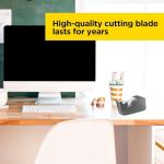 Scotch Desktop Tape Dispenser, Black Two‑Tone