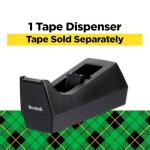 Scotch Classic Desktop Dispenser, 1″ Core, Black