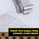 Scotch Magic Tape Stainless‑Steel Refillable Dispenser