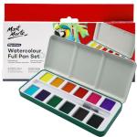 Mont Marte 13‑Piece Full‑Pan Watercolor Set
