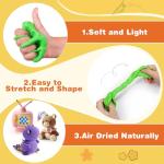 QMay 50‑Color Air‑Dry Clay Starter Kit + Tools