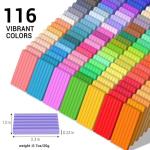 Artme 116‑Color Oven‑Bake Clay Kit + Tools