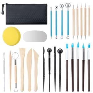 Amrules 27‑Piece Pottery Clay Tool Kit