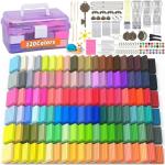 285‑Piece, 120‑Color Polymer Clay Kit + Tools