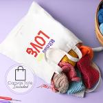 Beginner Crochet Kit – 1500 yd Yarn + 21 Hooks
