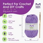 Mira 12‑Skein Acrylic Yarn Kit, 1312 yd