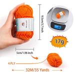INSCRAFT 62‑Skein Acrylic Yarn, 2170 yd + Hooks