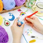 105‑Piece Crochet Kit, 2000 yd Yarn + Hooks