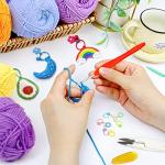 103‑Piece Crochet Kit – 1650 yd Yarn + Hooks