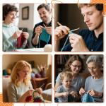 Yinsun 12‑Skein Mini Acrylic Yarn Set