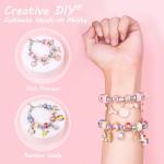 UFU 120‑Piece Mermaid Charm Bracelet Kit