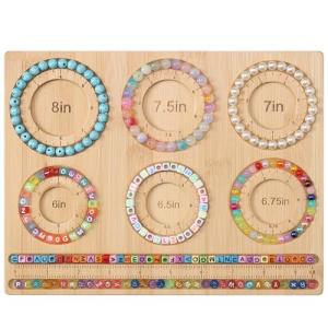 Petoysoso Bamboo Bead Board for Bracelets