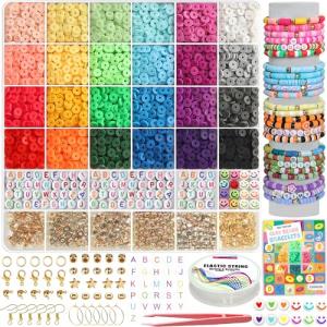 YMSDZHL 6000‑pc Colorful Clay Bead Kit