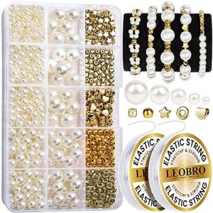 LEOBRO 720‑pc Pearl Bead Bracelet Kit