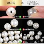 LEOBRO 720‑pc Pearl Bead Bracelet Kit