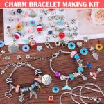 Acejoz 85‑pc Charm Bracelet DIY Kit