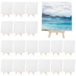 MotiMind 36‑Pack 6×6 Mini Canvas & Easel Kit