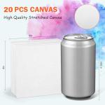 20‑Pack 4×4 Mini Canvas & Easel Painting Kit