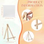 MotiMind 36‑Pack 6×6 Mini Canvas & Easel Kit