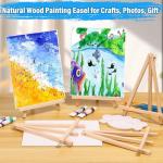54‑Pack 8×10 Canvas & Easel Painting Kit