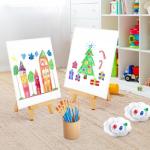 Gdotmely 20‑Pack Mini Canvas & Easel Kit