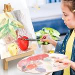 Mimorou 32‑Pack 3×3 Mini Canvas & Easel Kit