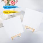 Gdotmely 18‑Pack Mini Canvas & Easel Kit