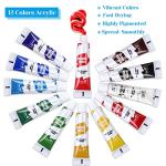 Cridoz 47‑Piece Mini Canvas Painting Kit