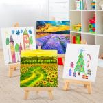 Gdotmely 18‑Pack Mini Canvas & Easel Kit