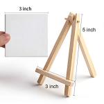 Tosnail 12‑Pack Mini Canvas & Easel Set