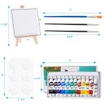 Cridoz 47‑Piece Mini Canvas Painting Kit