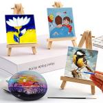 Cridoz 47‑Piece Mini Canvas Painting Kit