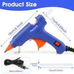 Mini Hot Glue Gun Kit + 30 Sticks, 20W
