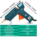 150W Full‑Size Hot Glue Gun with 6 Copper Nozzles