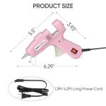 ROMECH 20W Mini Hot Glue Gun Kit with 30 Sticks