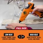 Gorilla Dual‑Temp Hot Glue Gun Kit with 45 Sticks