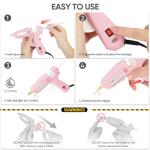 ROMECH Dual‑Power 60/100W Hot Glue Gun with Case