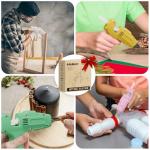 ROMECH 20W Mini Hot Glue Gun Kit with 30 Sticks