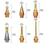 150W Full‑Size Hot Glue Gun with 6 Copper Nozzles