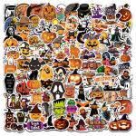 Halloween Pumpkin Sticker Set – 100 pc vinyl