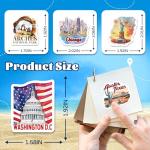 YTSQLER USA State Travel Stickers – 200 pc vinyl