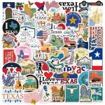 Texas Travel Sticker Collection – 55 pc vinyl
